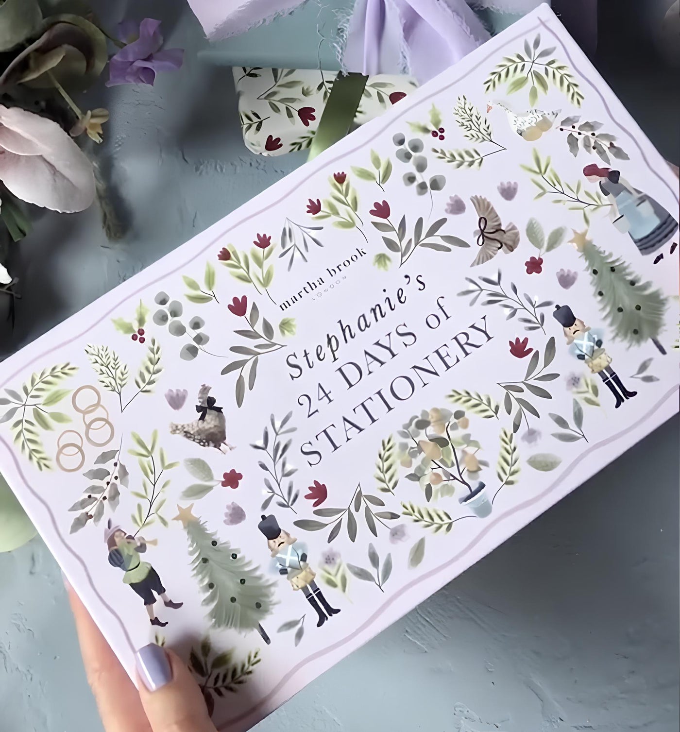 Kalendarz adwentowy z artykułami papierniczymi na 24 dni