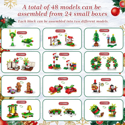 🎄 Kalendarz Adwentowy z klocków 2025 – 24 dni radości w budowaniu