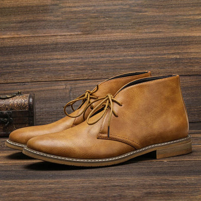 Herold™ | Skórzane botki Chukka