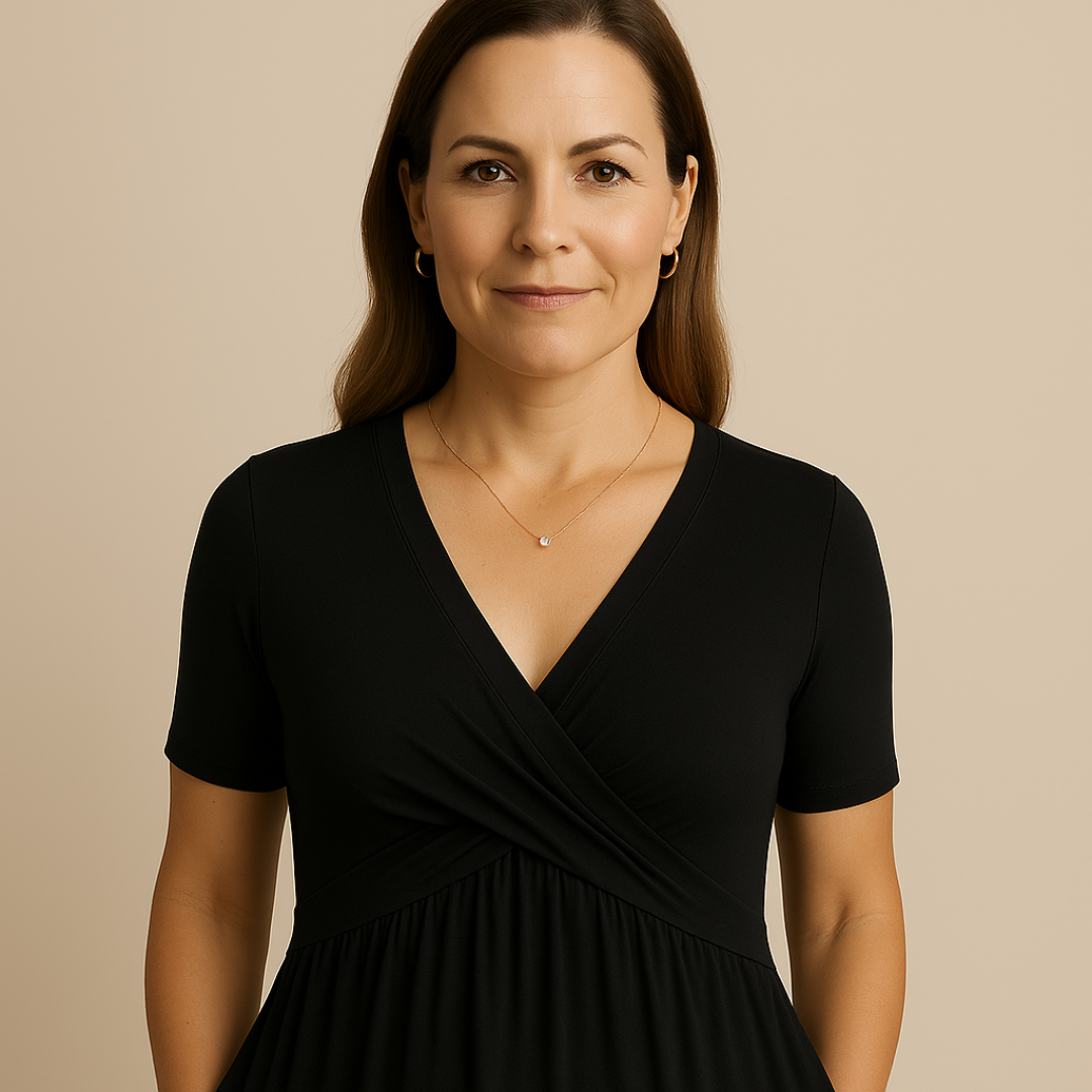 Kinga | Elegancka sukienka zakrywająca brzuch