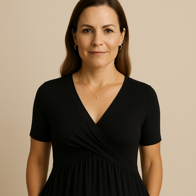 Kinga | Elegancka sukienka zakrywająca brzuch