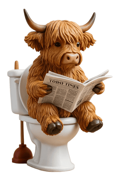 🐮 Kalendarz Adwentowy Hooglander 2025 🎄✨ – Ręcznie robiona 3D lalka z Hooglander (24 elementy)