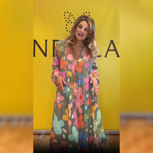 Luna™ - Elegancka sukienka w kwiaty