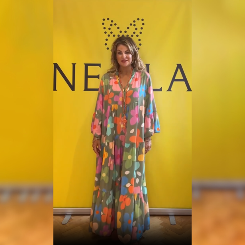 Luna™ - Elegancka sukienka w kwiaty