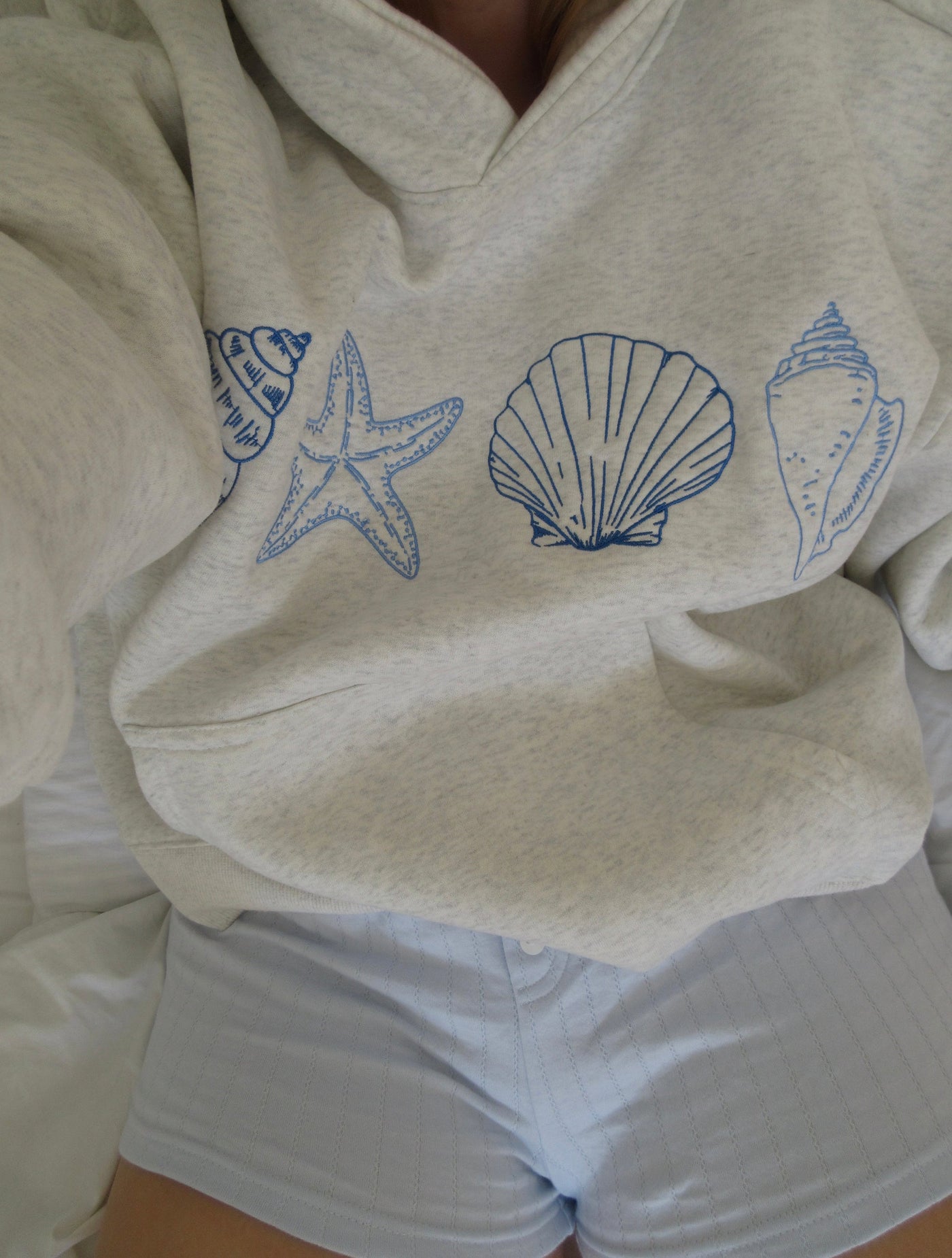 Seashell | Unisex-Sweatshirt z muszelkami