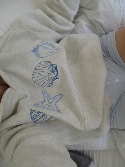 Seashell | Unisex-Sweatshirt z muszelkami