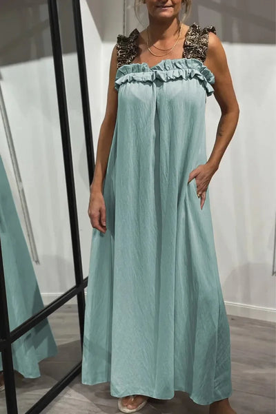 Helen - Elegancka sukienka w panterkę