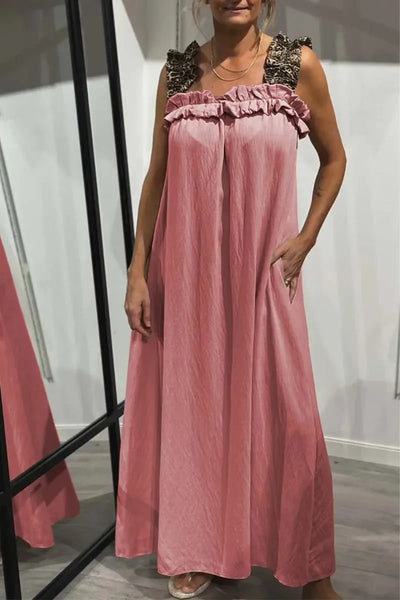 Helen - Elegancka sukienka w panterkę