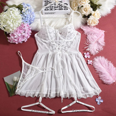 Nova™ | Elegancka koszula nocna z kwiatowym wzorem