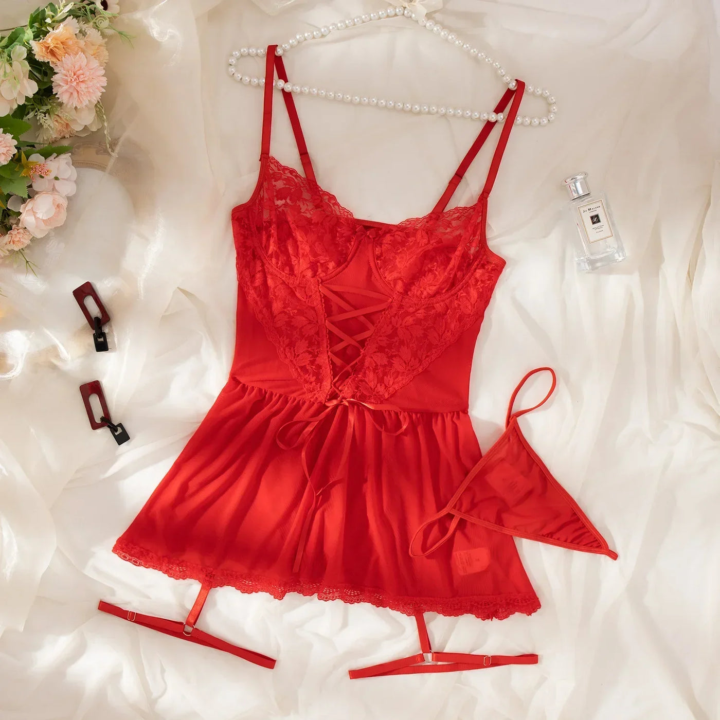 Nova™ | Elegancka koszula nocna z kwiatowym wzorem