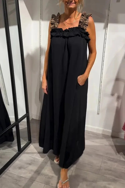 Helen - Elegancka sukienka w panterkę