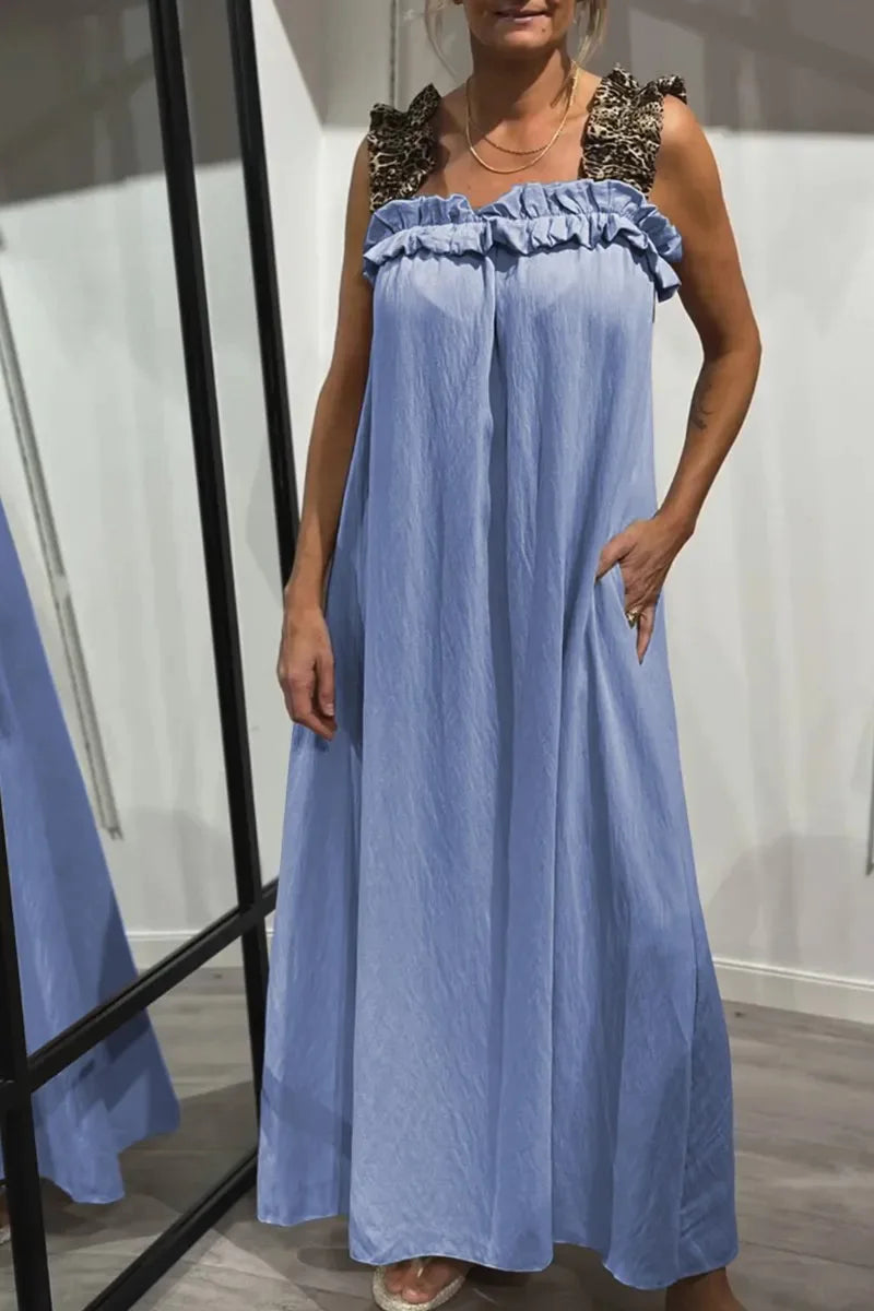 Helen - Elegancka sukienka w panterkę