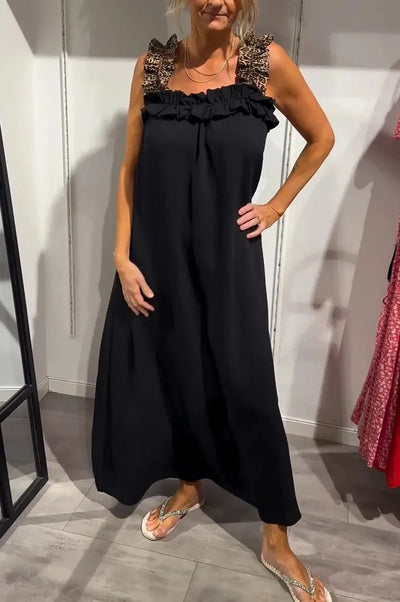 Helen - Elegancka sukienka w panterkę