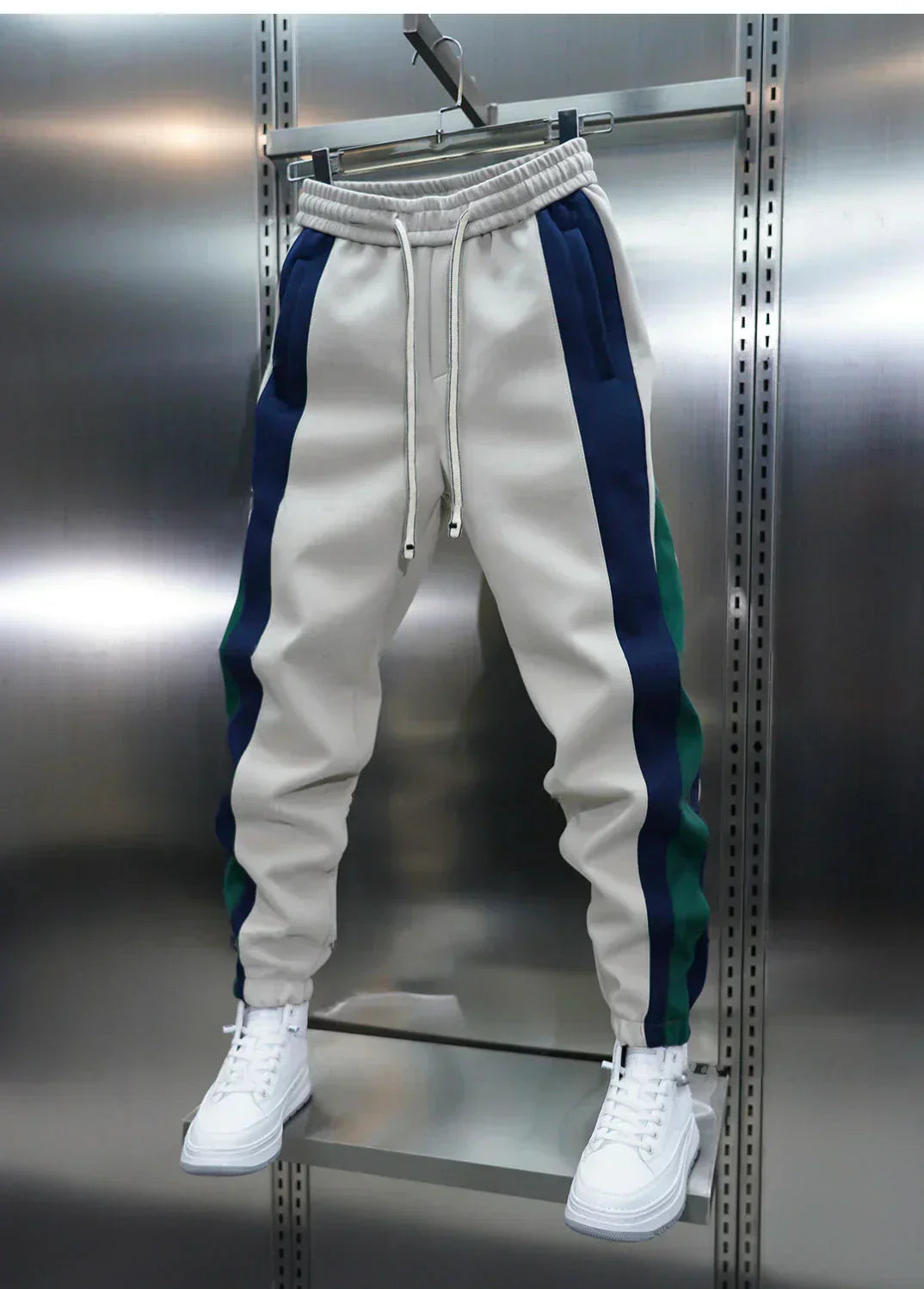 Laurent™ | Spodnie Napinające z Przeciwstawnymi Paskami