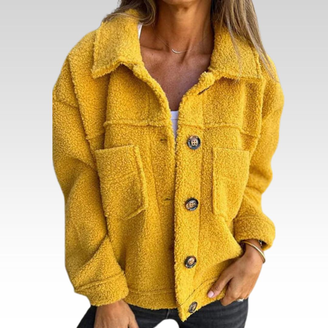 Dion | Krótka kurtka z kołnierzem