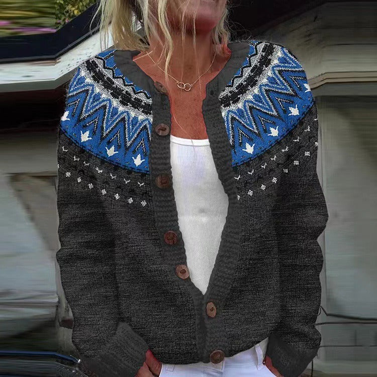 Jade | Vintage Islandzka Sweter