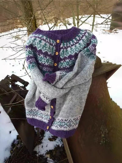 Naomie | Vintage Islandzka Kardiganka