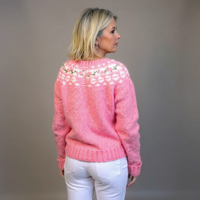 Vivian | Vintage Islandzka Sweter Kardigan