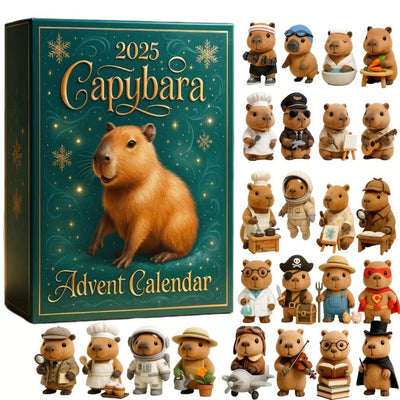 Capybara™ | Kalendarz Adwentowy 2025 – 24 urocze niespodzianki