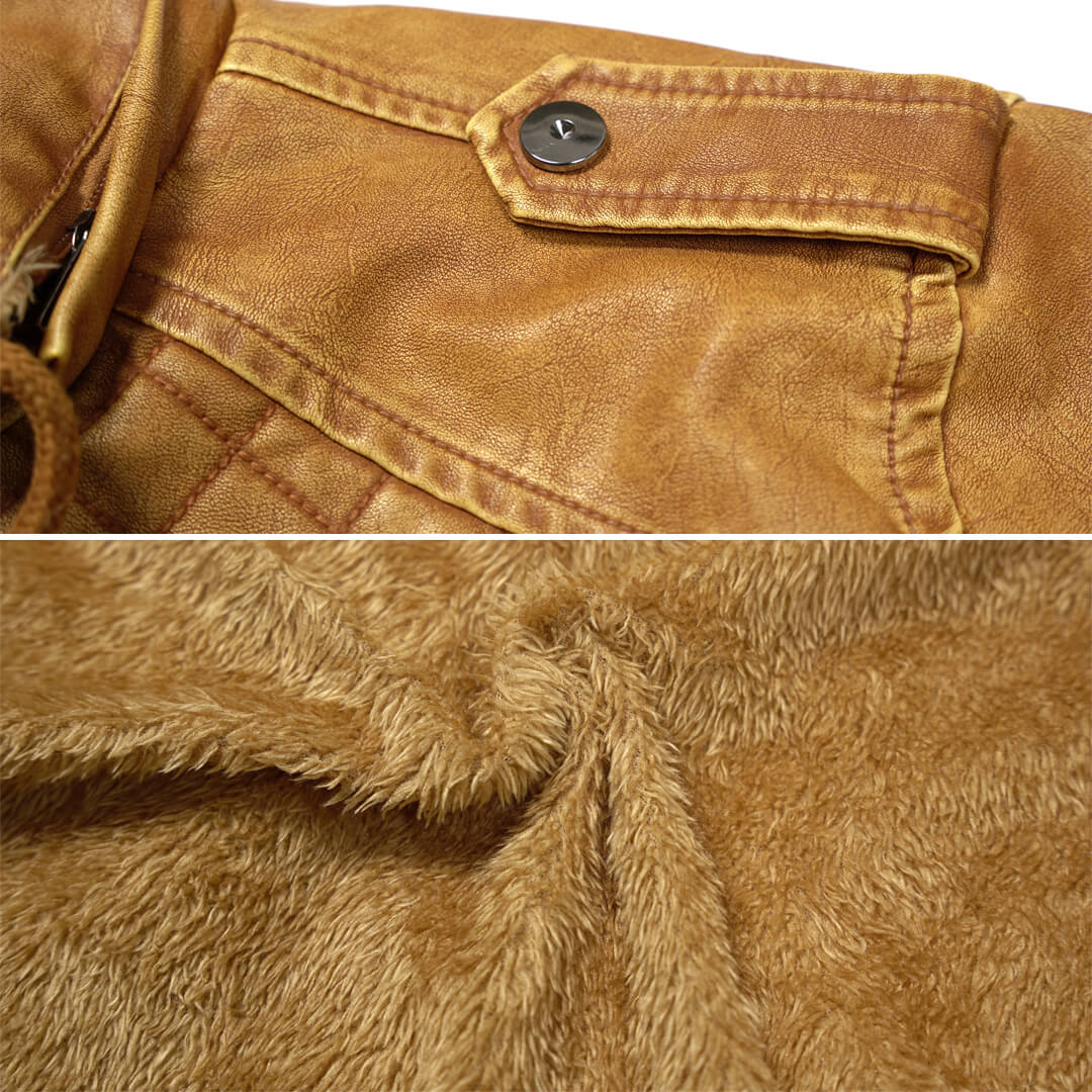 Luksusowa Kurtka Skórzana