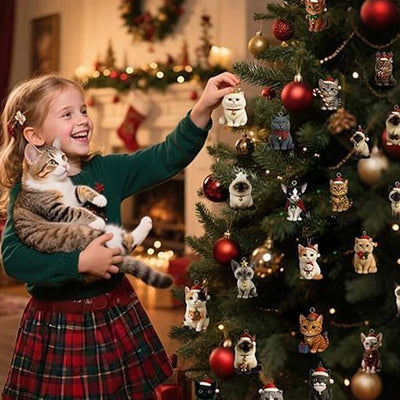 Świąteczny kalendarz adwentowy z 24 kocimi skarbami